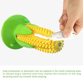 Foto 4 | Juguete Masticable Con Cepillo De Dientes Dog Squeaky Para Masticadores Agresivos Huogu - Venta Internacional.