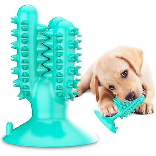 Foto 1 | Cepillo De Dientes Para Perros Huoguo, Juguete Para Masticar, Caucho Natural, Azul - Venta Internacional.