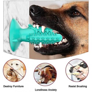 Foto 4 | Cepillo De Dientes Para Perros Huoguo, Juguete Para Masticar, Caucho Natural, Azul - Venta Internacional.