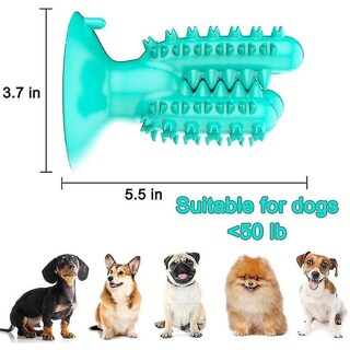 Foto 5 | Cepillo De Dientes Para Perros Huoguo, Juguete Para Masticar, Caucho Natural, Azul - Venta Internacional.