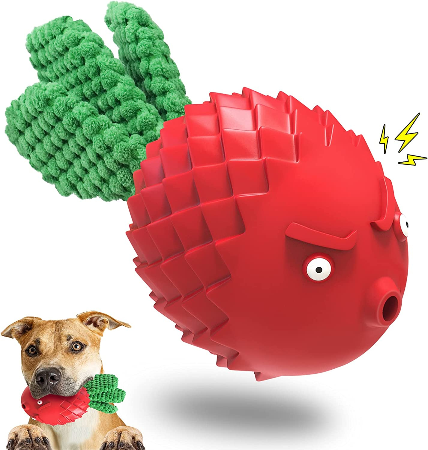 Foto 2 pulgar | Juguete Para Masticar Para Perros Huoguo, Divertido Juguete Para Mascotas, Antimordeduras, De Goma C - Venta Internac