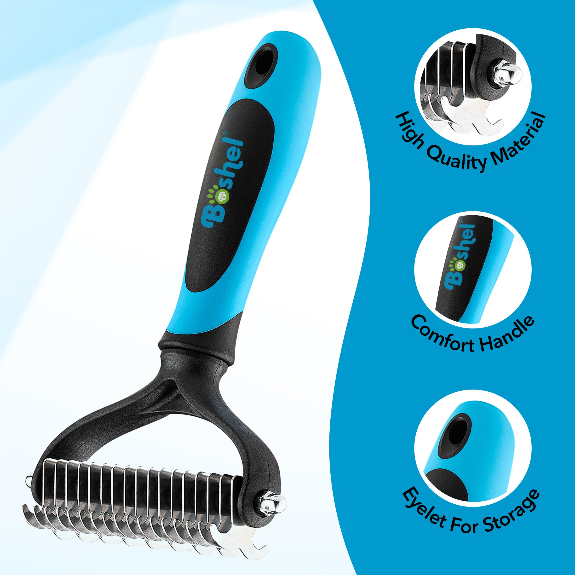 Foto 4 pulgar | Desmatting Comb Boshel Para Perros Y Gatos, Rastrillo Para Subpelo - Venta Internacional.