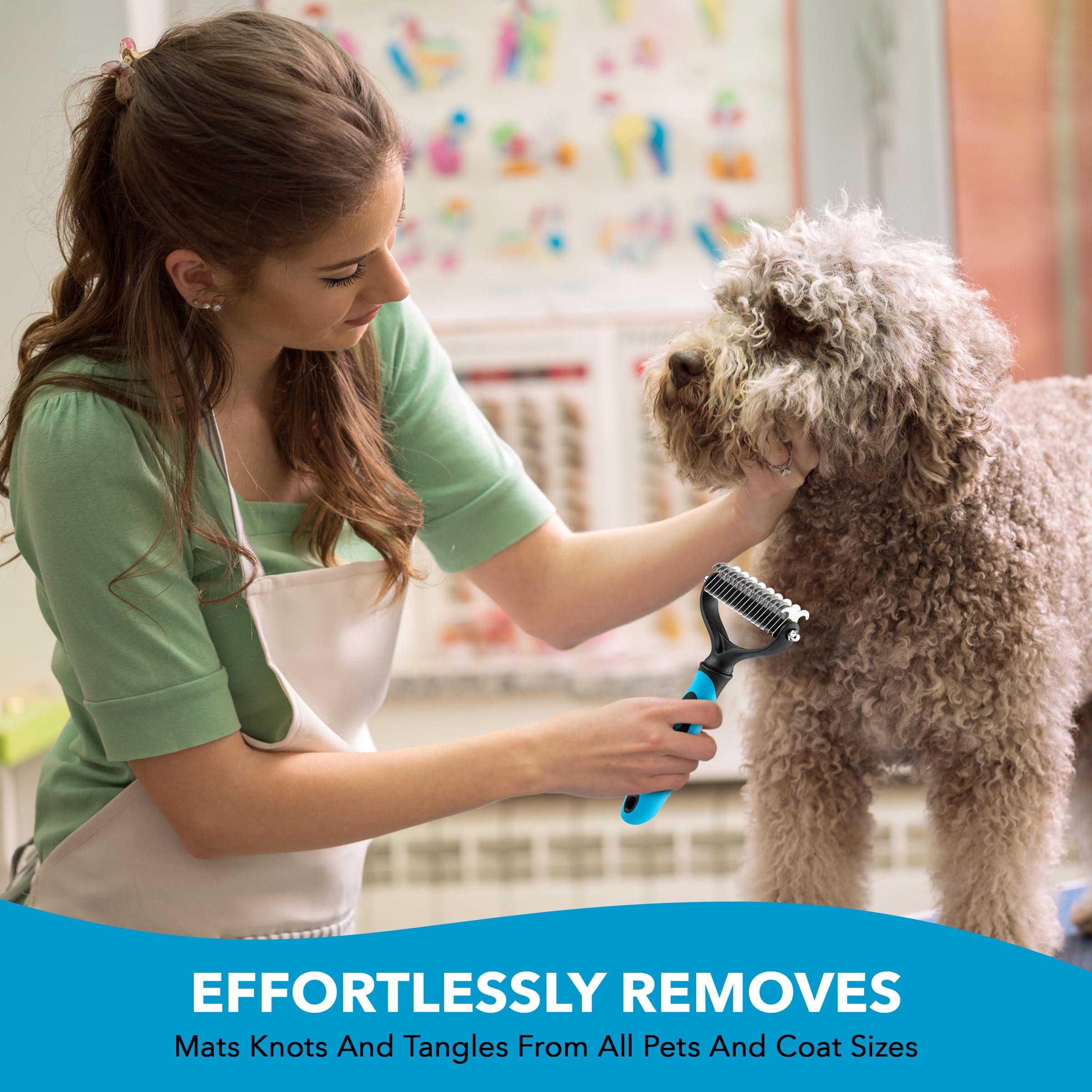 Foto 5 | Desmatting Comb Boshel Para Perros Y Gatos, Rastrillo Para Subpelo - Venta Internacional.