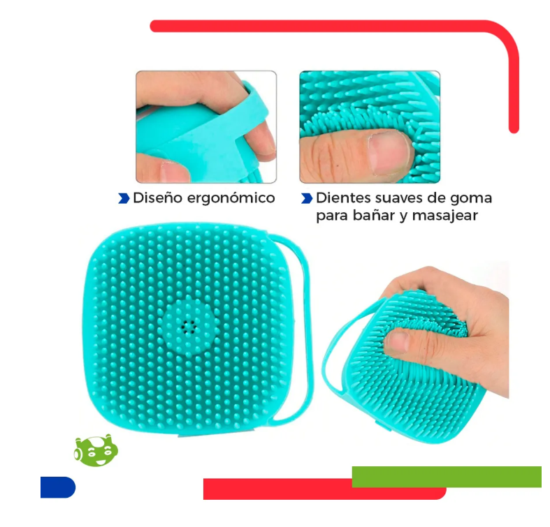 Foto 5 pulgar | Cepillo Dispensador De Jabón Para Baño Perros Gatos Mascotas