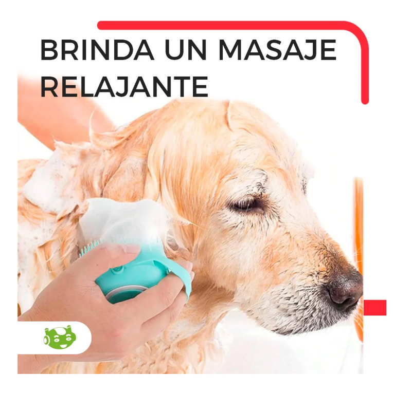 Foto 6 pulgar | Cepillo Dispensador De Jabón Para Baño Perros Gatos Mascotas