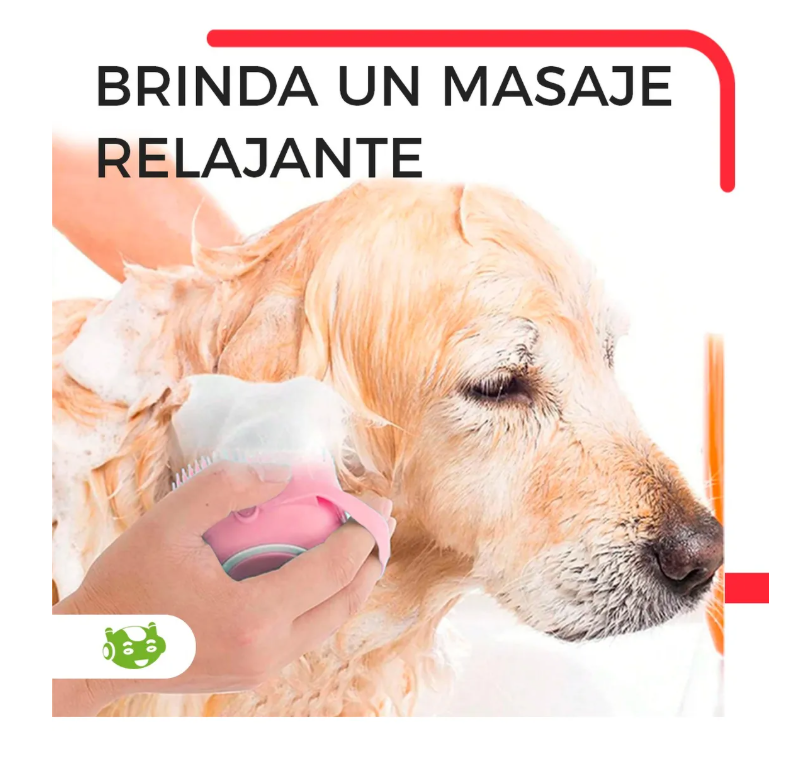 Foto 7 pulgar | Cepillo Dispensador De Jabón Para Baño Perros Gatos Mascotas