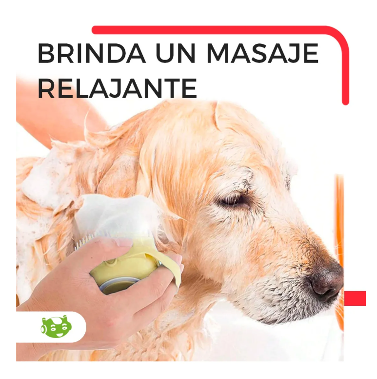 Foto 6 pulgar | Cepillo Dispensador De Jabón Para Baño Perros Gatos Mascotas