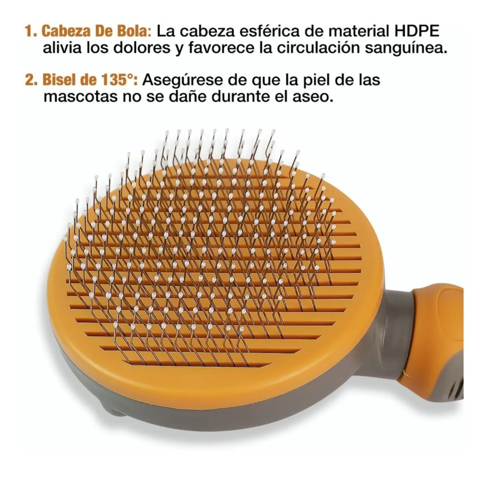 Foto 6 pulgar | Cepillo Deslanador Para Quita Pelo 2 En 1 Belug, Naranja