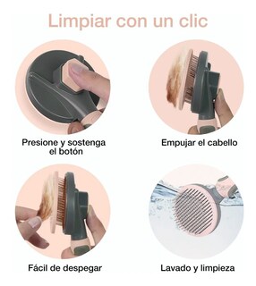 Foto 4 | Cepillo Deslanador Belug Para Quita Pelo 2 En 1 Rosa Claro