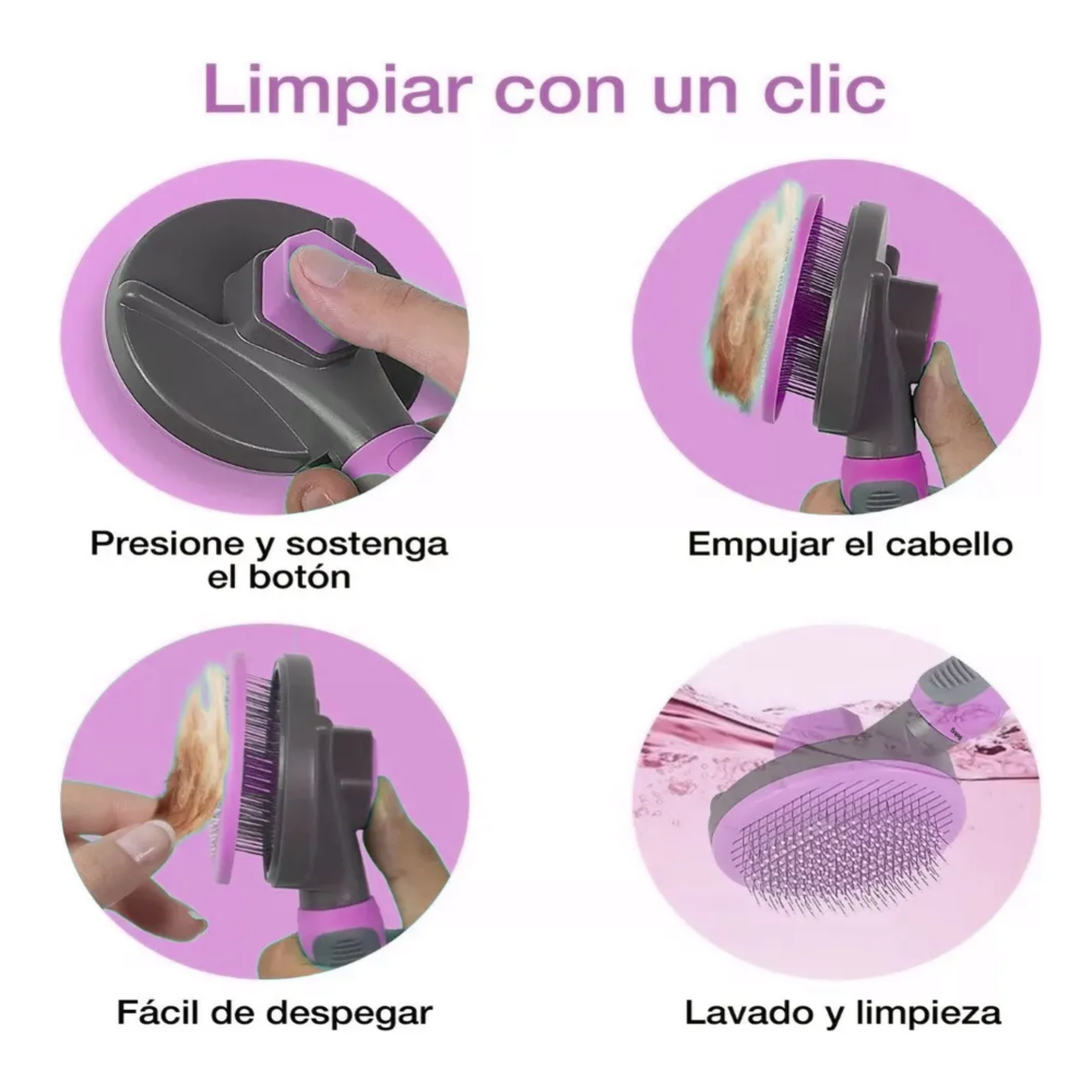 Foto 3 | Cepillo Deslanador Para Quita Pelo 2 En 1 Belug,  Violeta