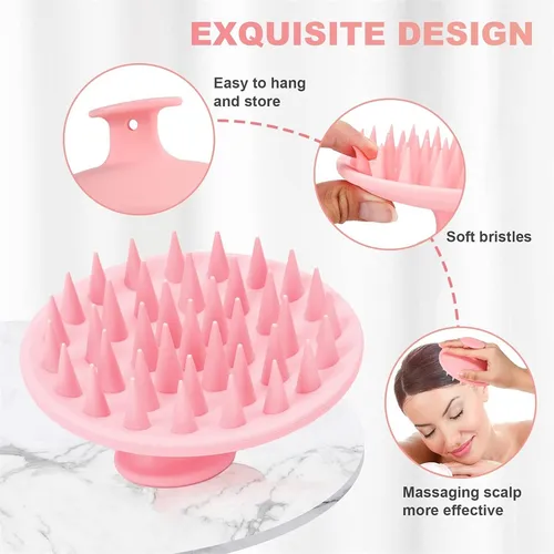 Foto 3 | Cepillo Masajeador Capilar Corporal Baño Ducha Exfoliante