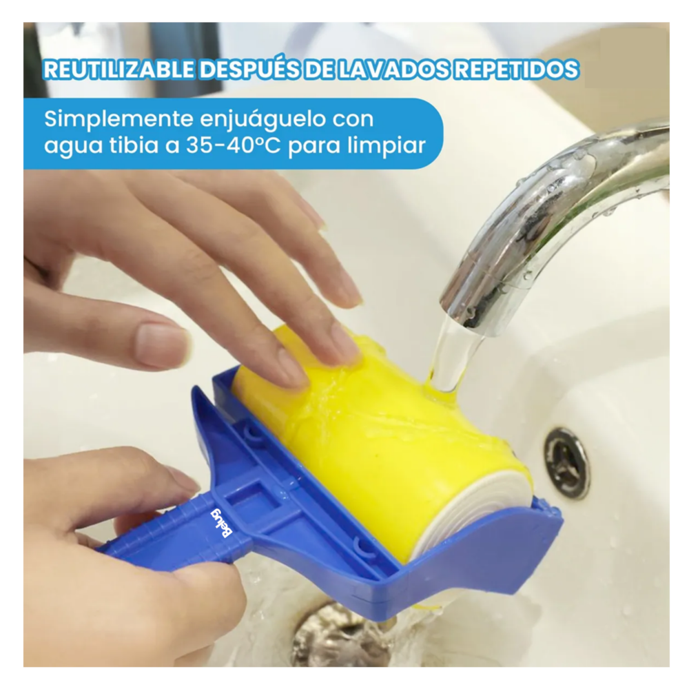 Foto 6 pulgar | Cepillos Mascotas Belug  Azul Marino Amarillo
