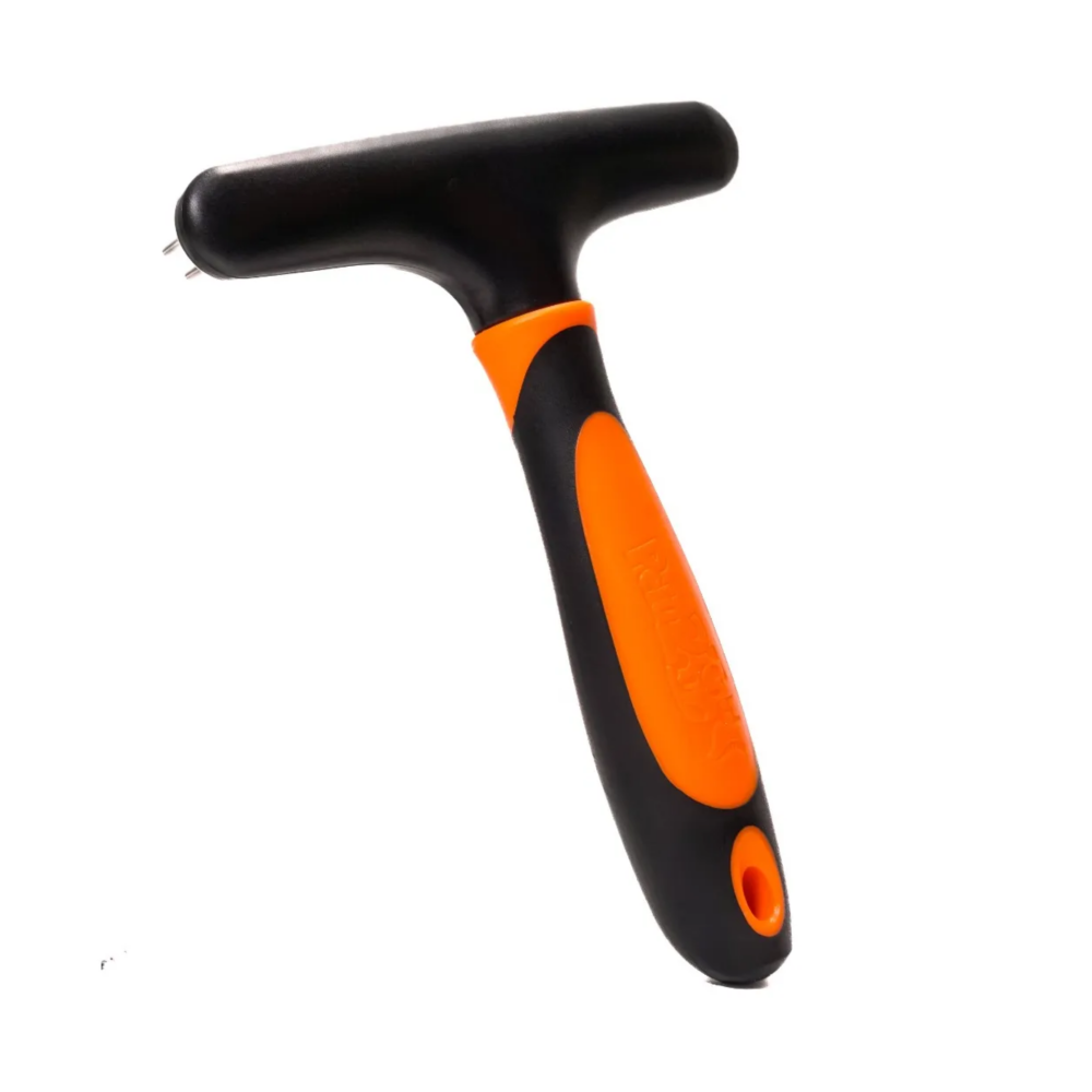Foto 6 pulgar | Cepillo Deslanador Mascotas Belug  Negro Naranja