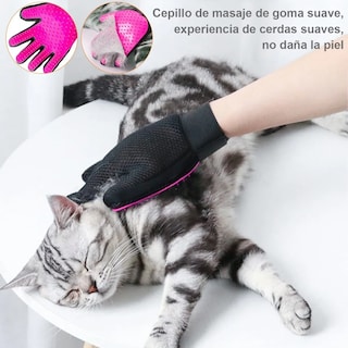 Foto 5 | Cepillo Deslanador Peine Para Mascotas Y Guante Quita Pelo Lab.g Rosa