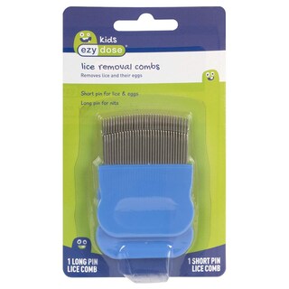 Foto 2 | Comb Ezy Dose Kids Para Piojos Y Huevos De Acero Inoxidable Paquete De 2 - Venta Internacional.