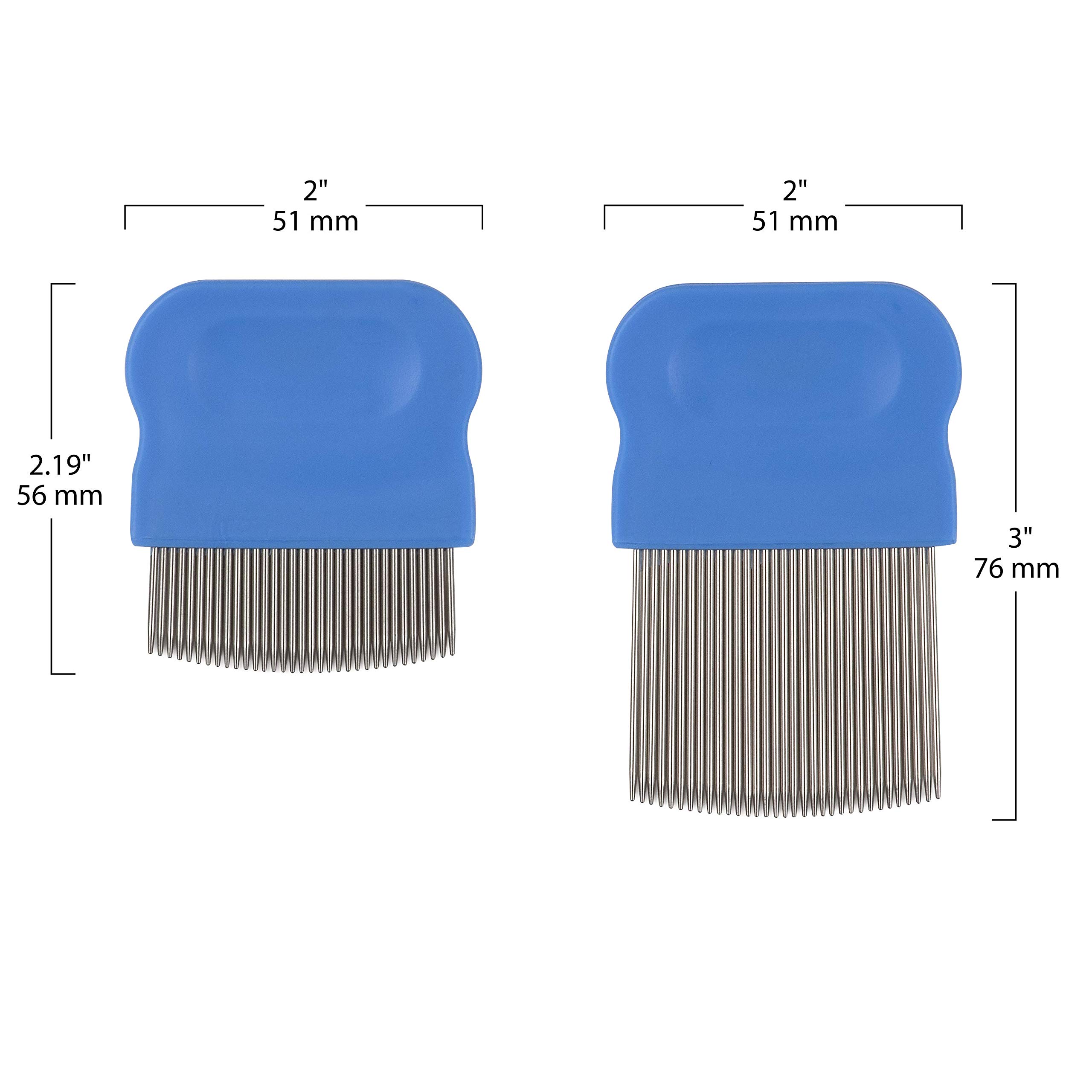 Foto 4 | Comb Ezy Dose Kids Para Piojos Y Huevos De Acero Inoxidable  Paquete De 2 - Venta Internacional.