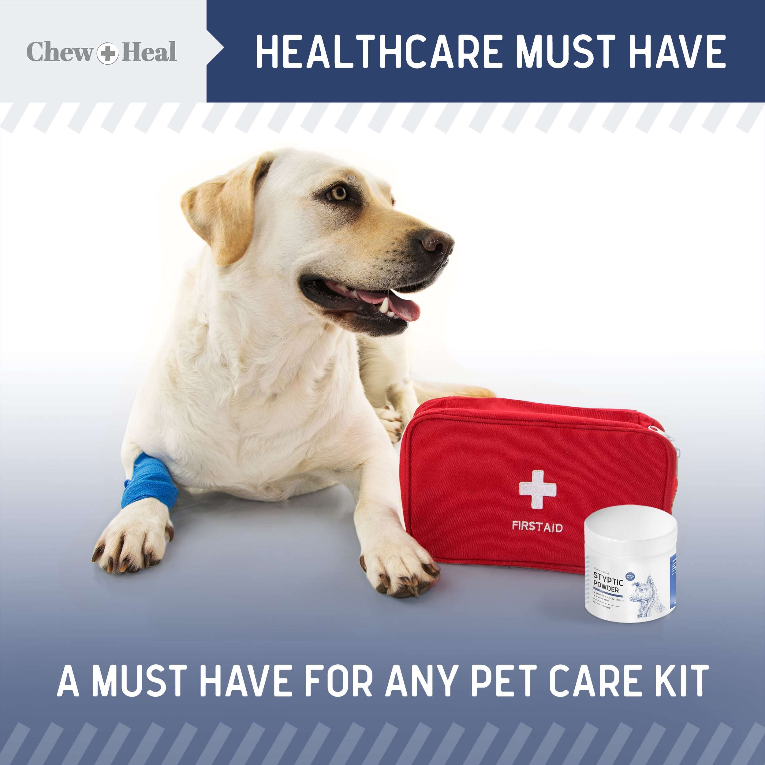 Foto 5 pulgar | Polvo Astringente Chew + Heal Labs Para Perros Y Gatos  45 Ml - Venta Internacional.