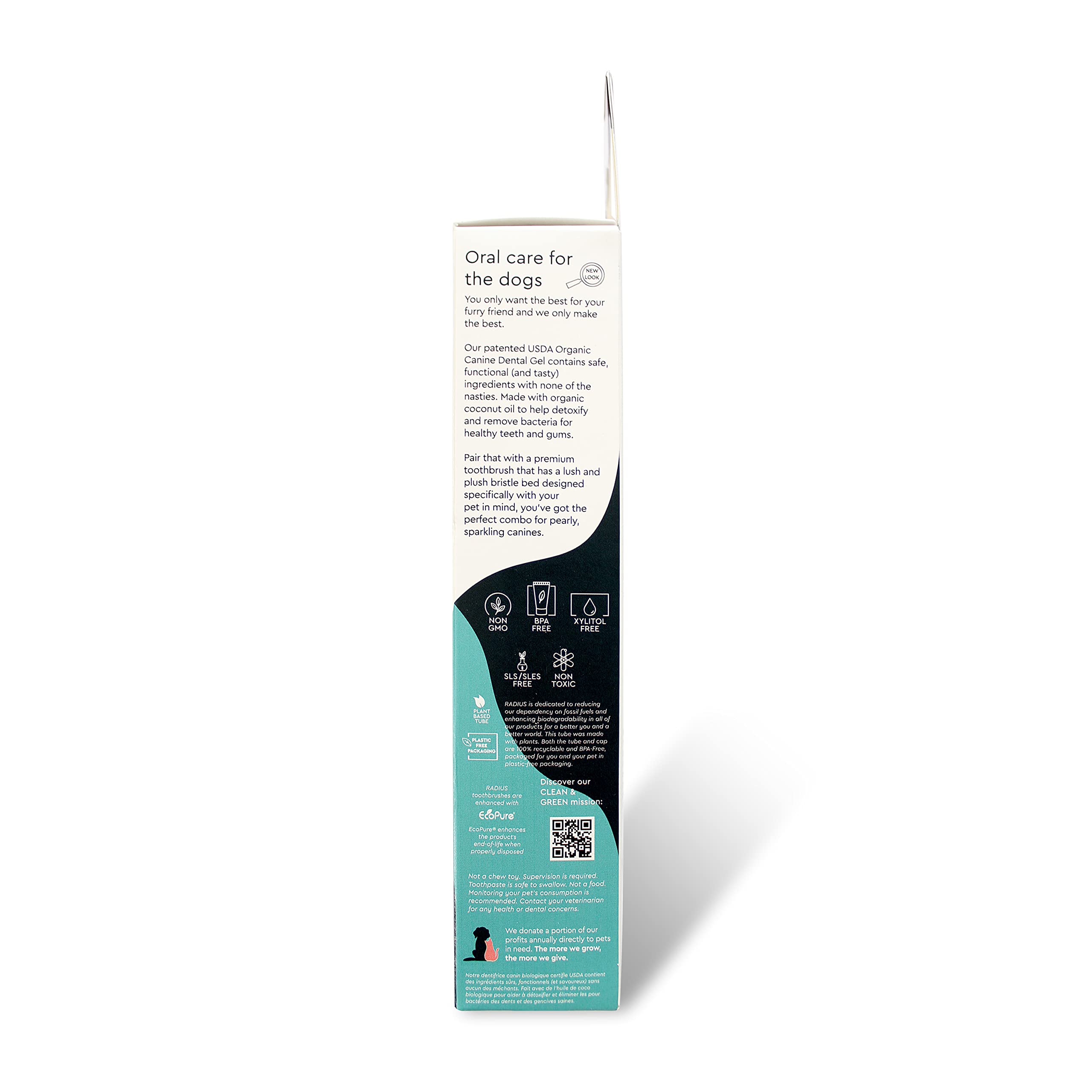 Foto 3 | Puppy Dental Kit Radius - Cepillo De Dientes Orgánico Y Pasta De Dientes De 24 Ml - Venta Internacional.