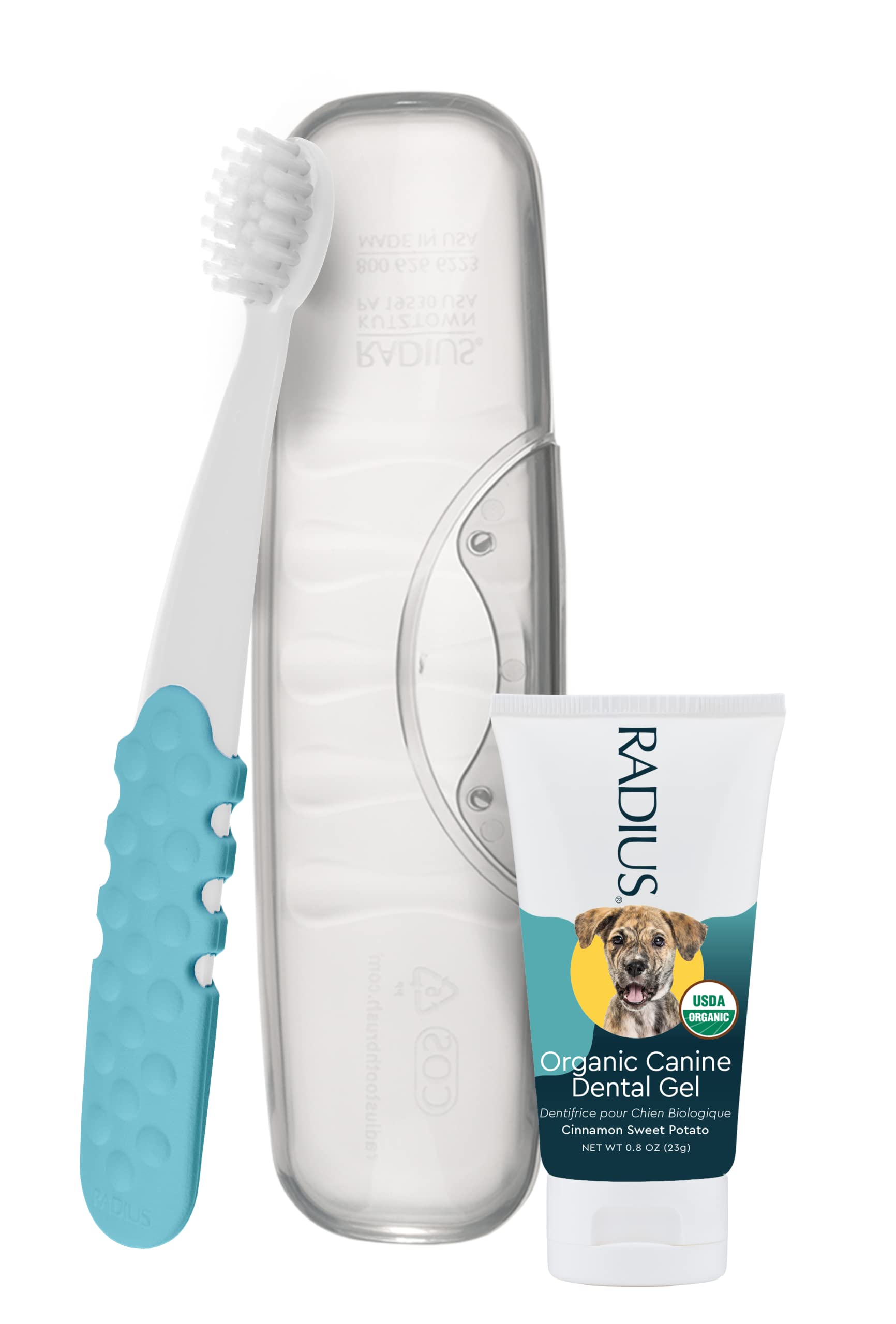 Foto 5 | Puppy Dental Kit Radius - Cepillo De Dientes Orgánico Y Pasta De Dientes De 24 Ml - Venta Internacional.