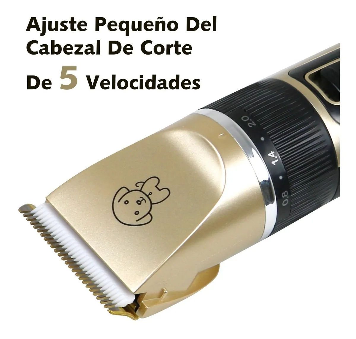 Foto 4 pulgar | Maquina Afeitadora color Dorado para Perros y Gatos