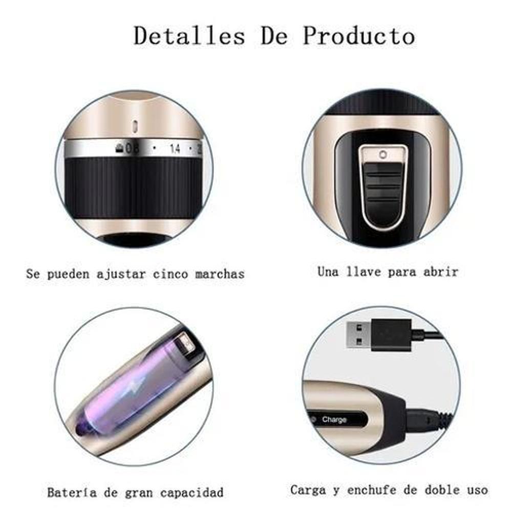 Foto 4 pulgar | Kit Máquina Rasuradora y Cortadora de Pelo para Mascotas Genérica color Dorado