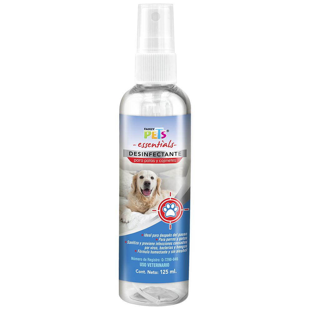 Foto 2 pulgar | Desinfectante para Patas y Cojinetes Fancy Pets Essentials FL3986 para Perros y Gatos 125 ml