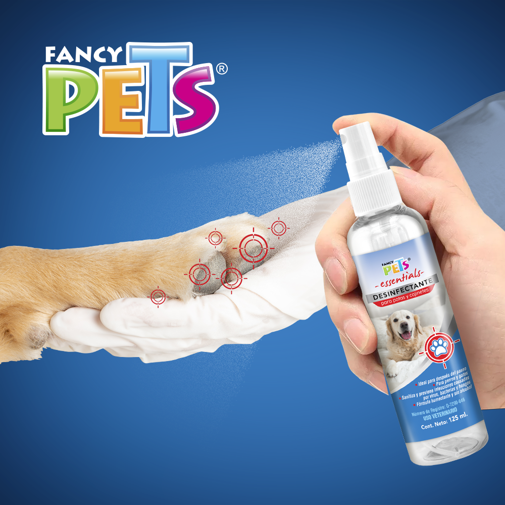 Foto 3 pulgar | Desinfectante para Patas y Cojinetes Fancy Pets Essentials FL3986 para Perros y Gatos 125 ml