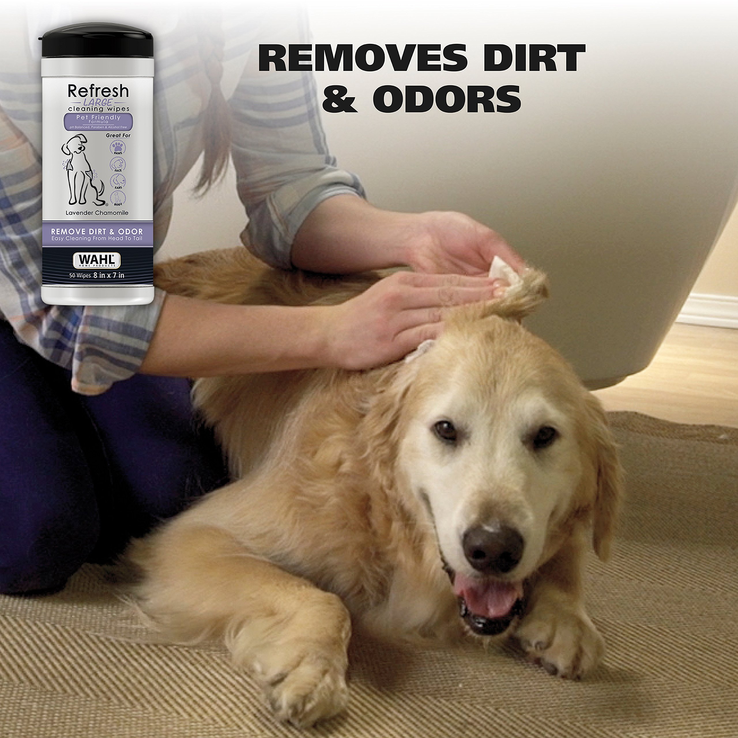 Foto 2 | Toallitas Limpiadoras Wahl Pet Refresh Lavender Para Todas Las Razas De Perros - Venta Internacional.