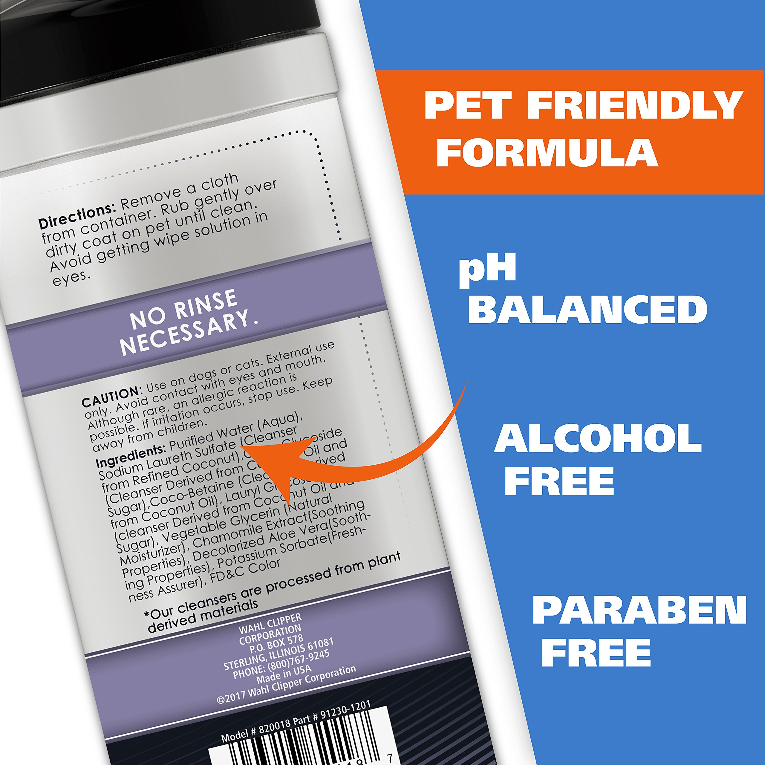 Foto 4 pulgar | Toallitas Limpiadoras Wahl Pet Refresh Lavender Para Todas Las Razas De Perros - Venta Internacional.