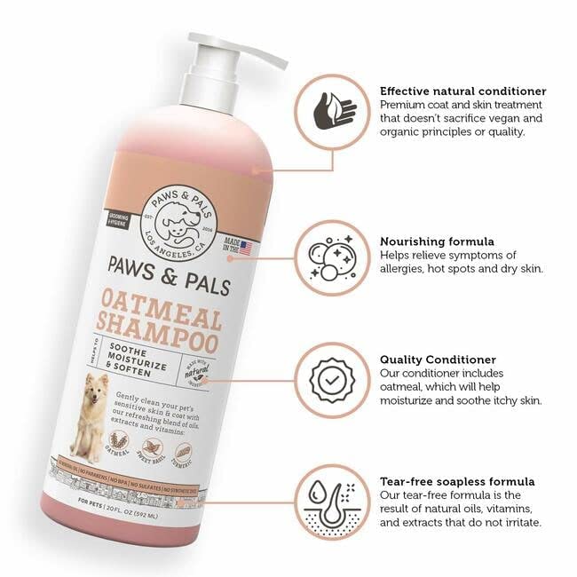 Foto 2 | Champú Y Acondicionador Para Perros Paws & Pals 6 En 1 Que Pica La Piel - Venta Internacional.