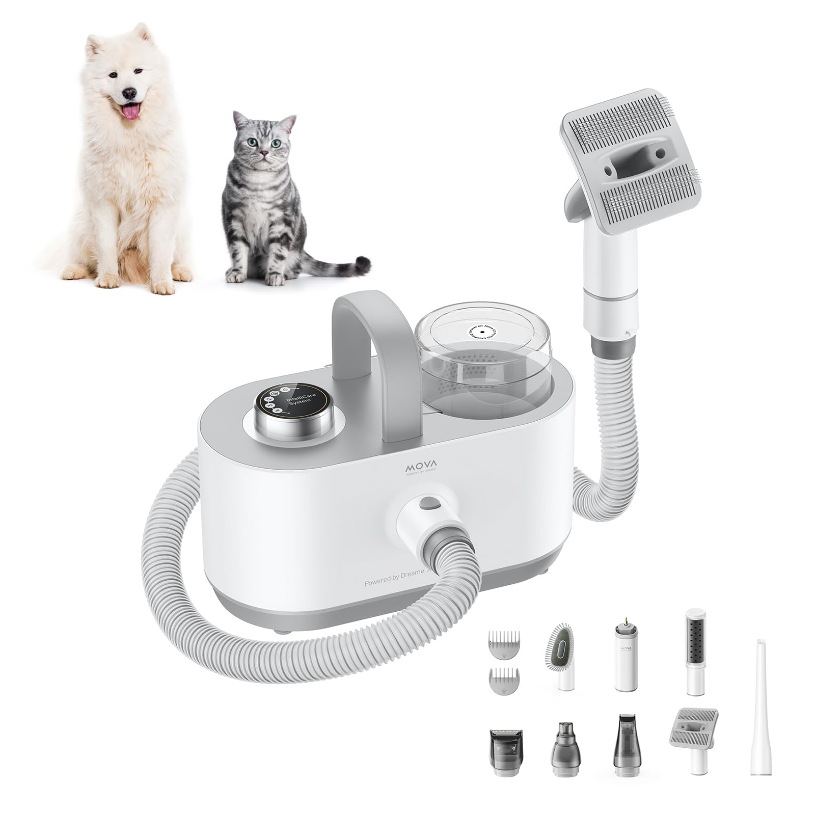 Aspiradora De Aseo Para Perros Mova G1 Pro Grooming Kit Con Cortapelos Para Mascotas - Venta Internacional.