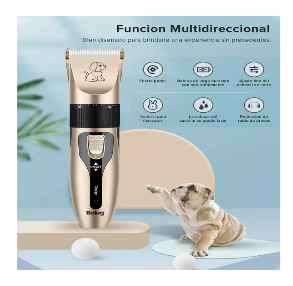 Foto 3 pulgar | Maquina Afeitadora Para Perros Y Gatos Dorado Belug