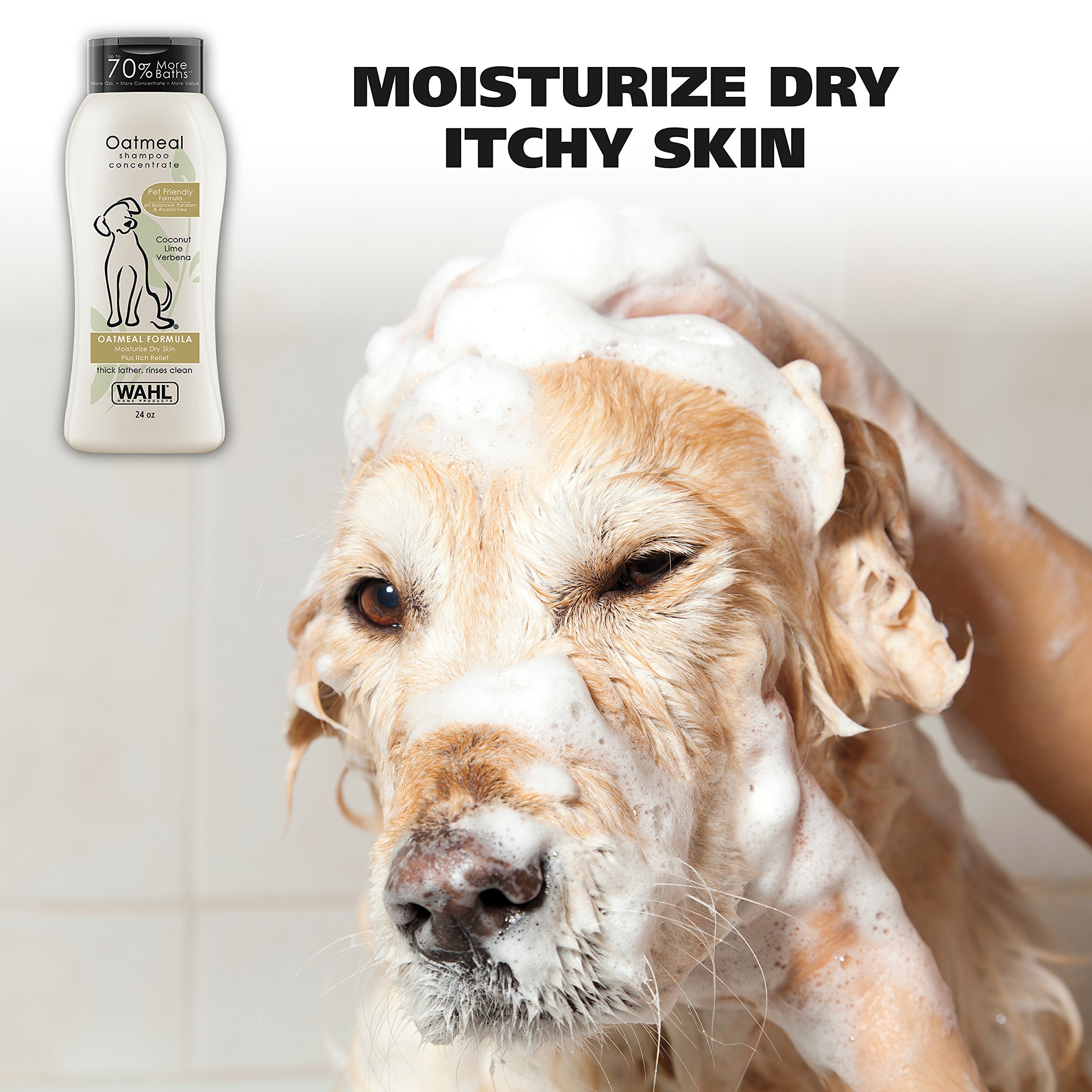Foto 2 | Champú Para Mascotas Wahl Usa Para Aliviar La Piel Seca Y La Picazón, 720 Ml, Para Perros - Venta Internacional.
