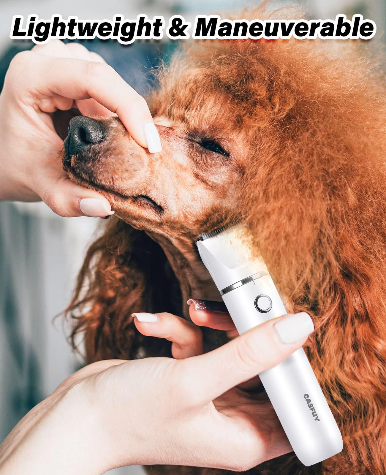 Foto 5 | Recortadora De Patas Casfuy Inalámbrica Para Perros Con Doble Cuchilla Recargable Por Usb - Venta Internacional.
