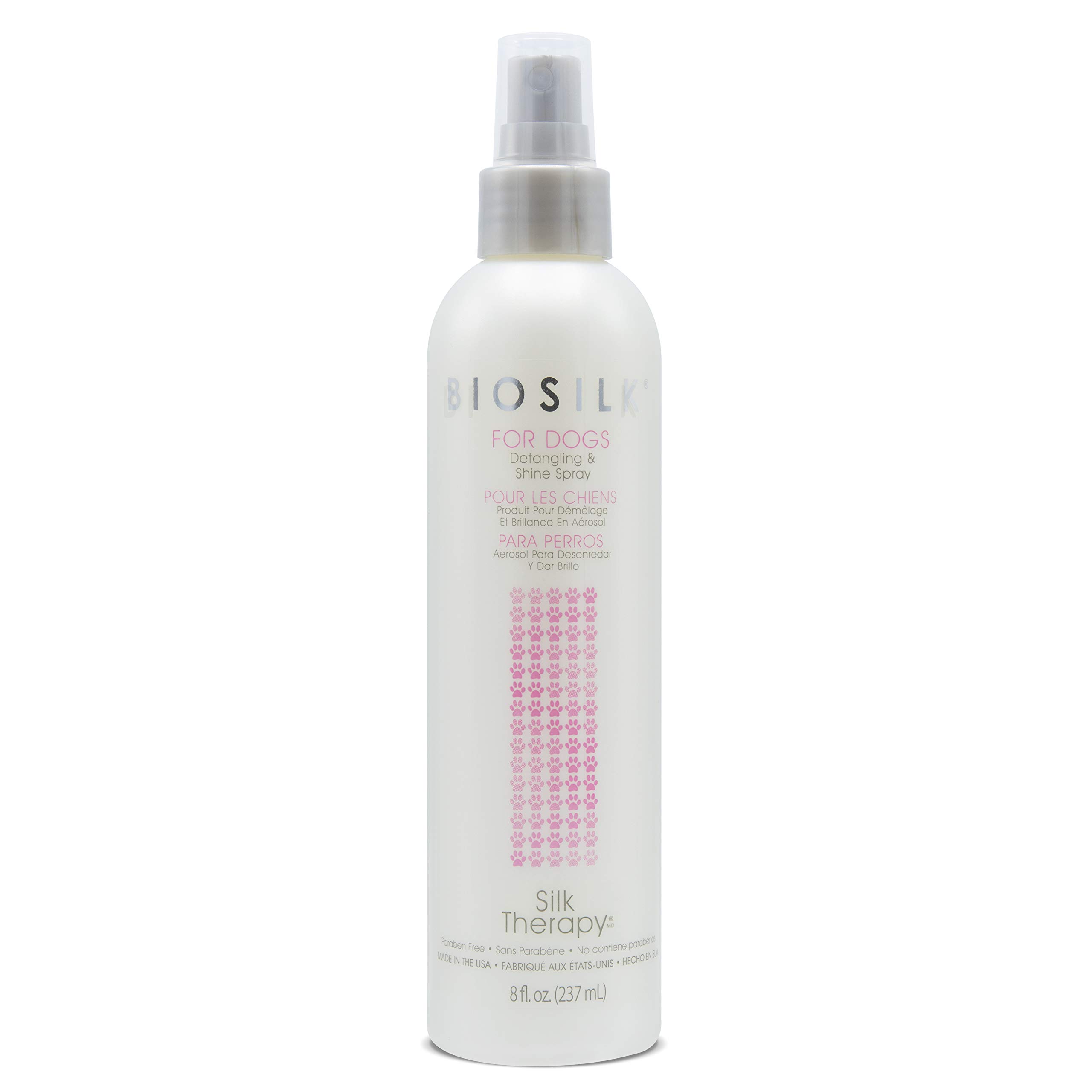 Spray Desenredante Biosilk Para Perros Silk Therapy 240 Ml - Venta Internacional.