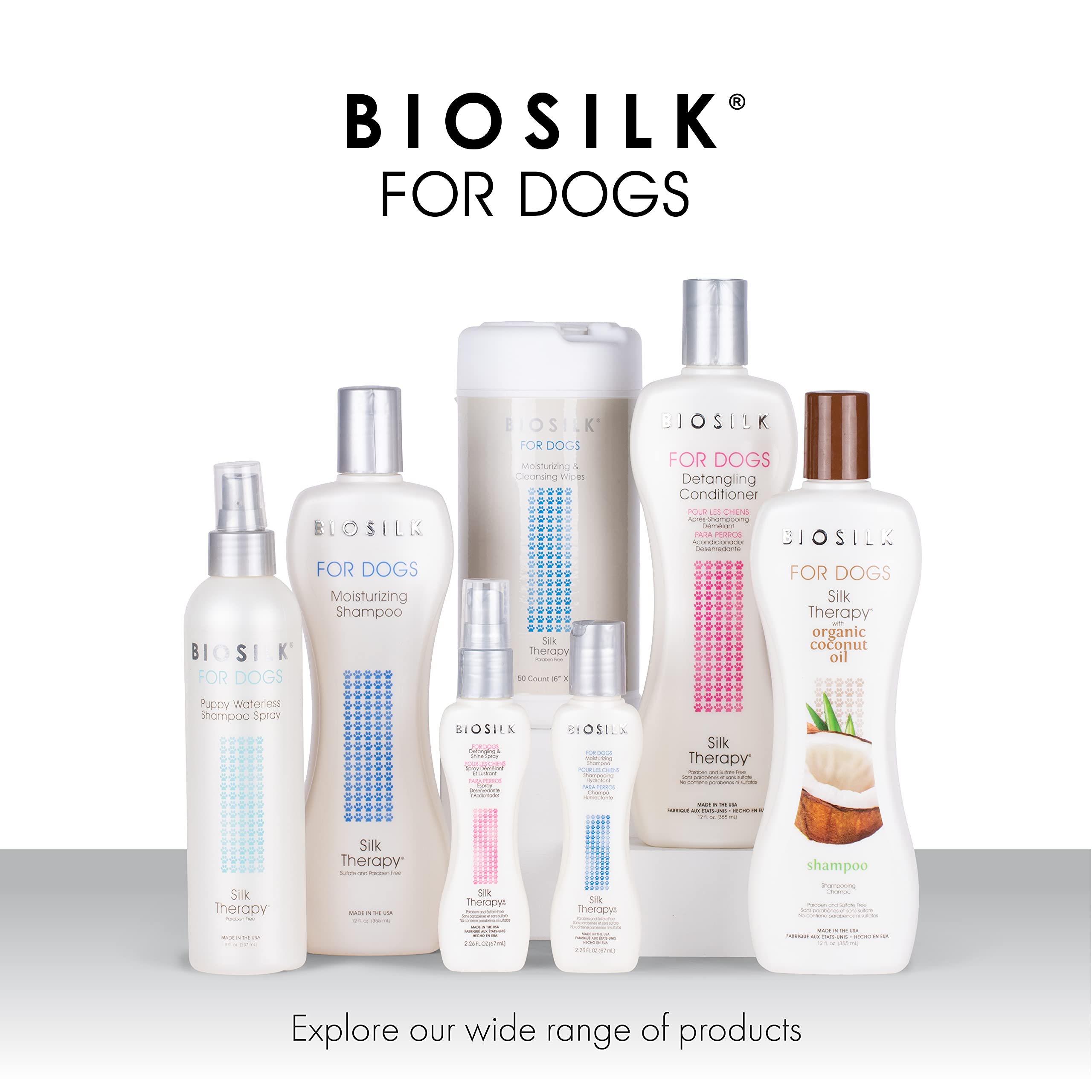 Foto 5 pulgar | Spray Desenredante Biosilk Para Perros Silk Therapy 240 Ml - Venta Internacional.