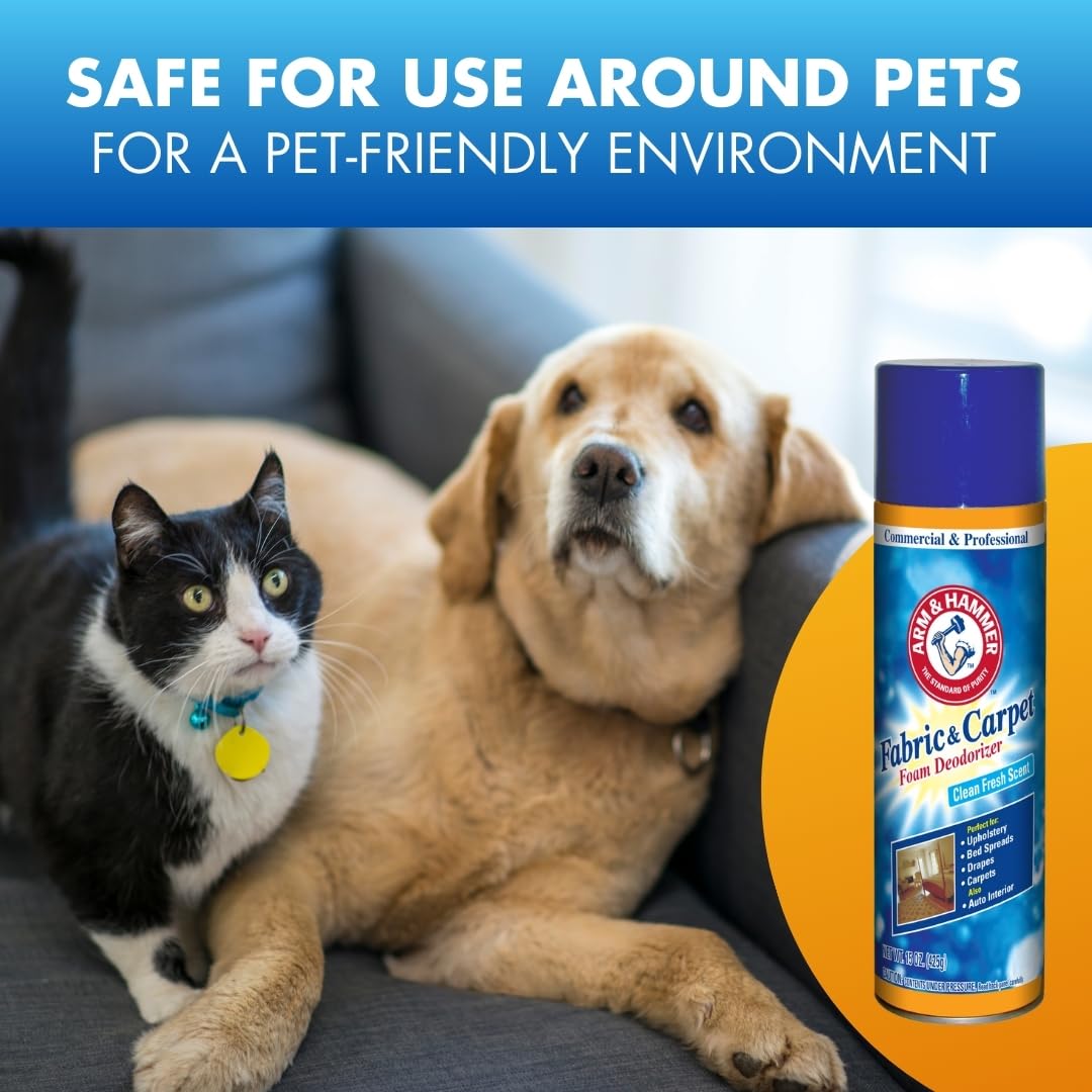 Foto 3 pulgar | Desodorizante De Espuma Para Tela Y Alfombra Arm & Hammer, 450 Ml X 8 - Venta Internacional.