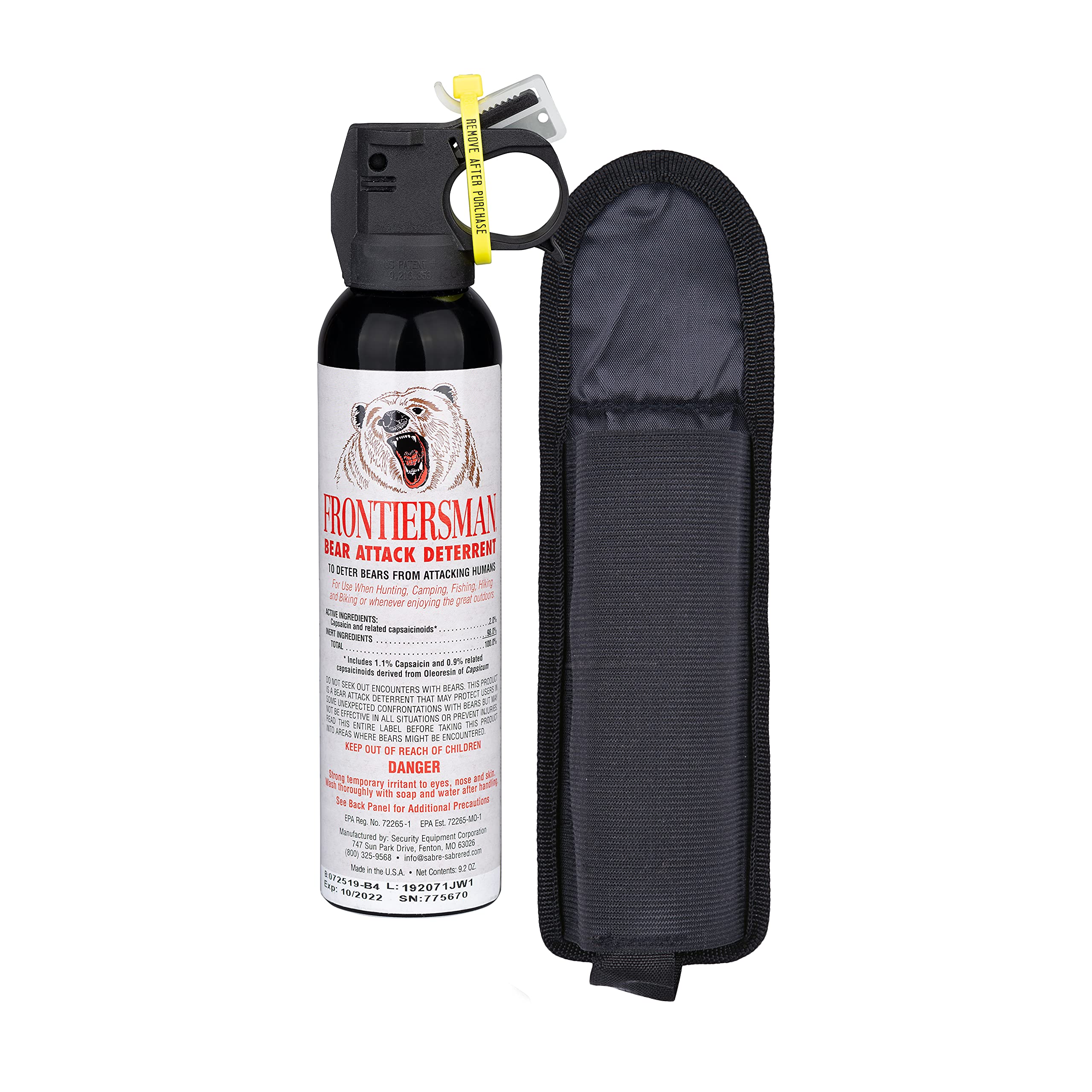 Foto 2 pulgar | Spray Para Osos Sabre Frontiersman 275 Ml, Resistencia Máxima Del 2,0% - Venta Internacional.