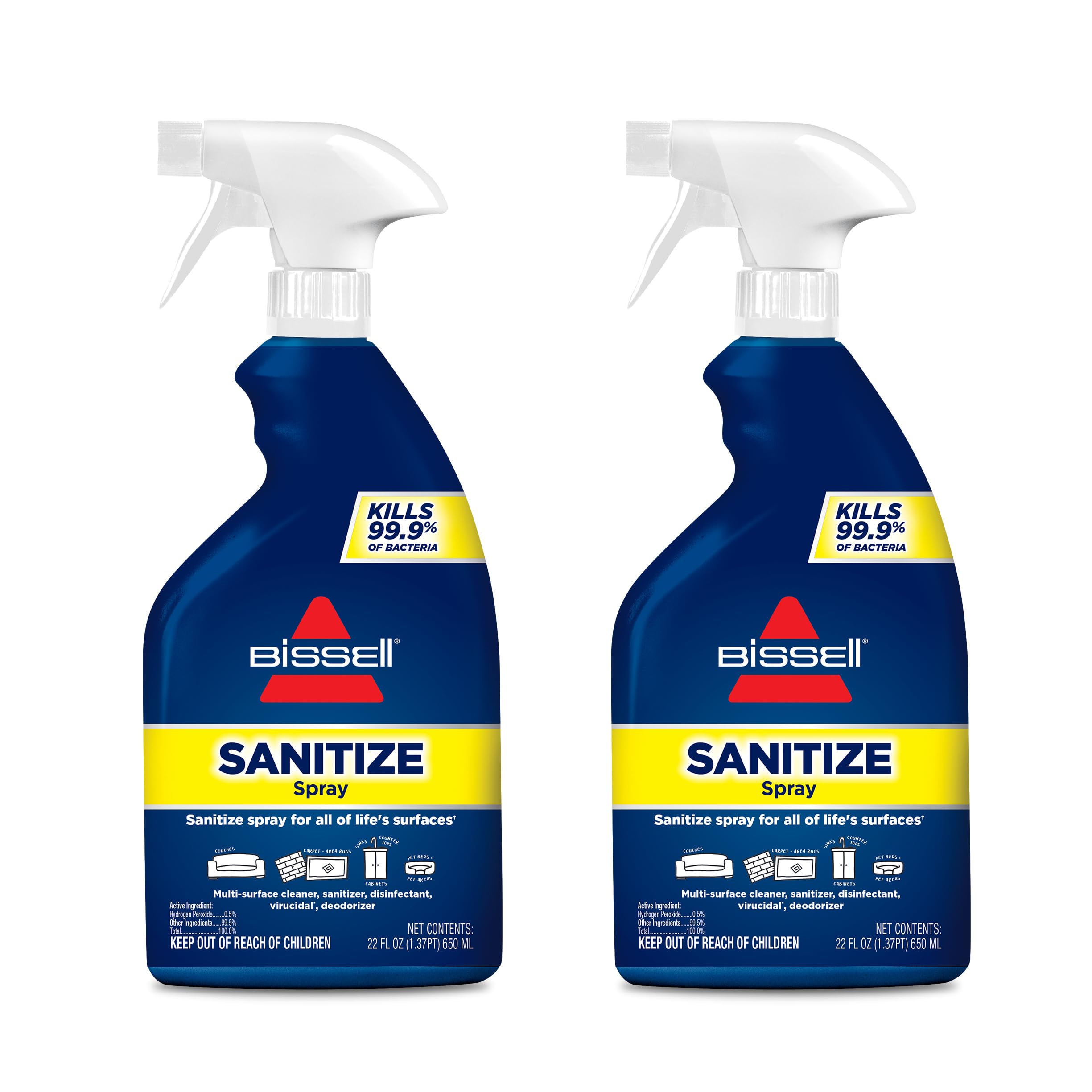 Foto 2 pulgar | Spray Desinfectante Bissell 3128, 650 Ml, Paquete De 2 - Venta Internacional.