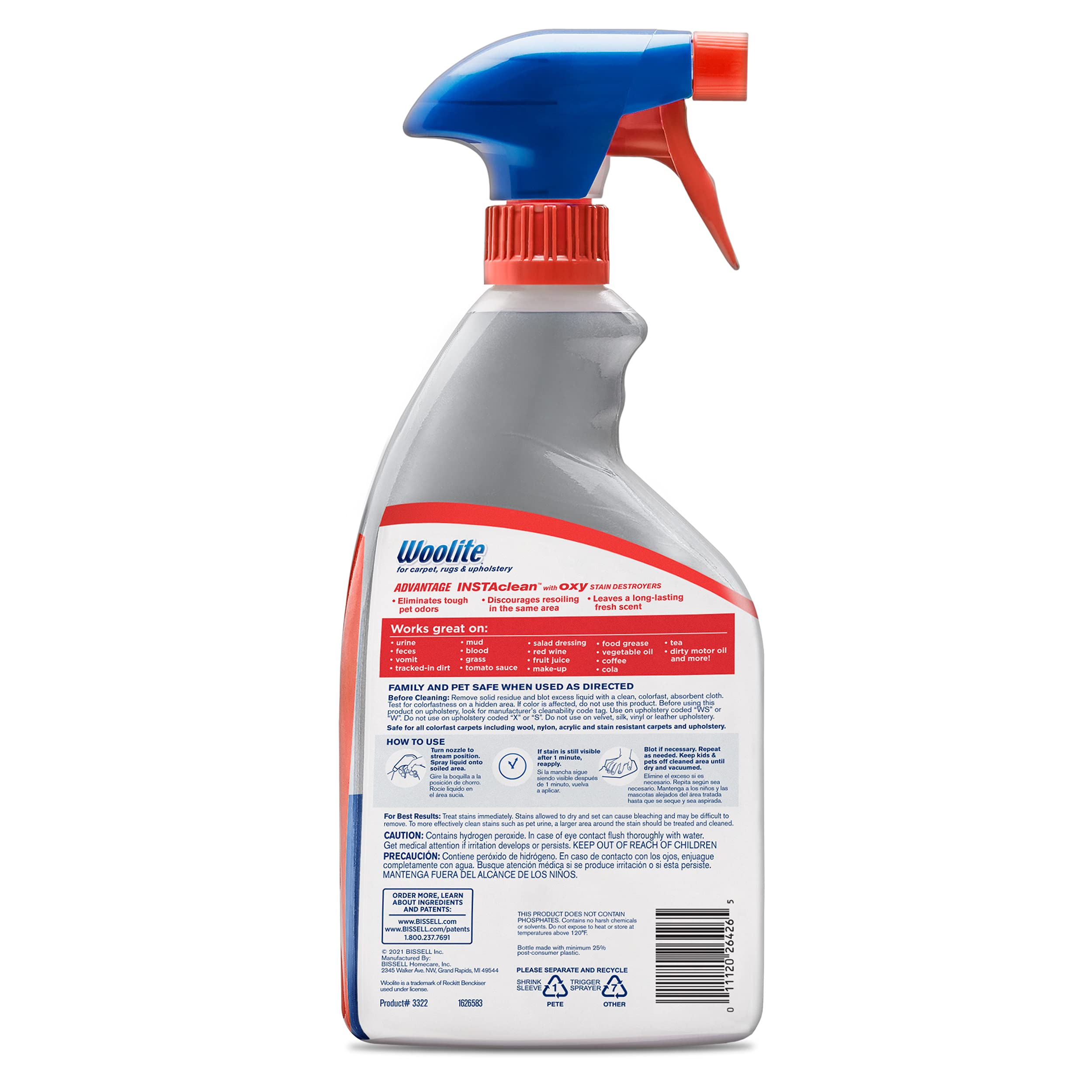 Foto 3 pulgar | Quitamanchas Bissell Advantage Instaclean™ Pet 3322, Paquete De 2 - Venta Internacional.