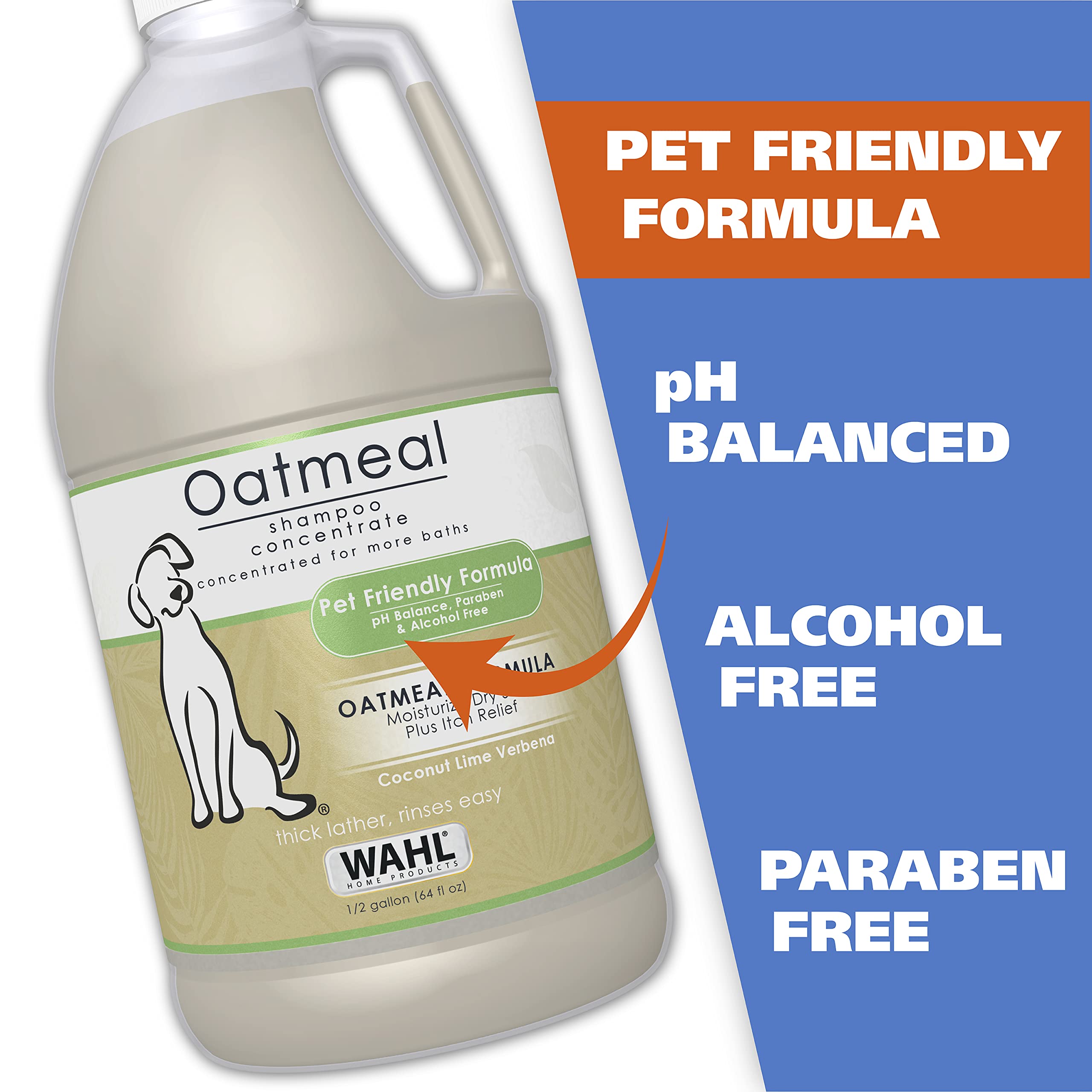 Foto 4 pulgar | Champú Para Mascotas Wahl Usa Dry Skin & Itch Relief, 1,89 L, Para Perros - Venta Internacional.