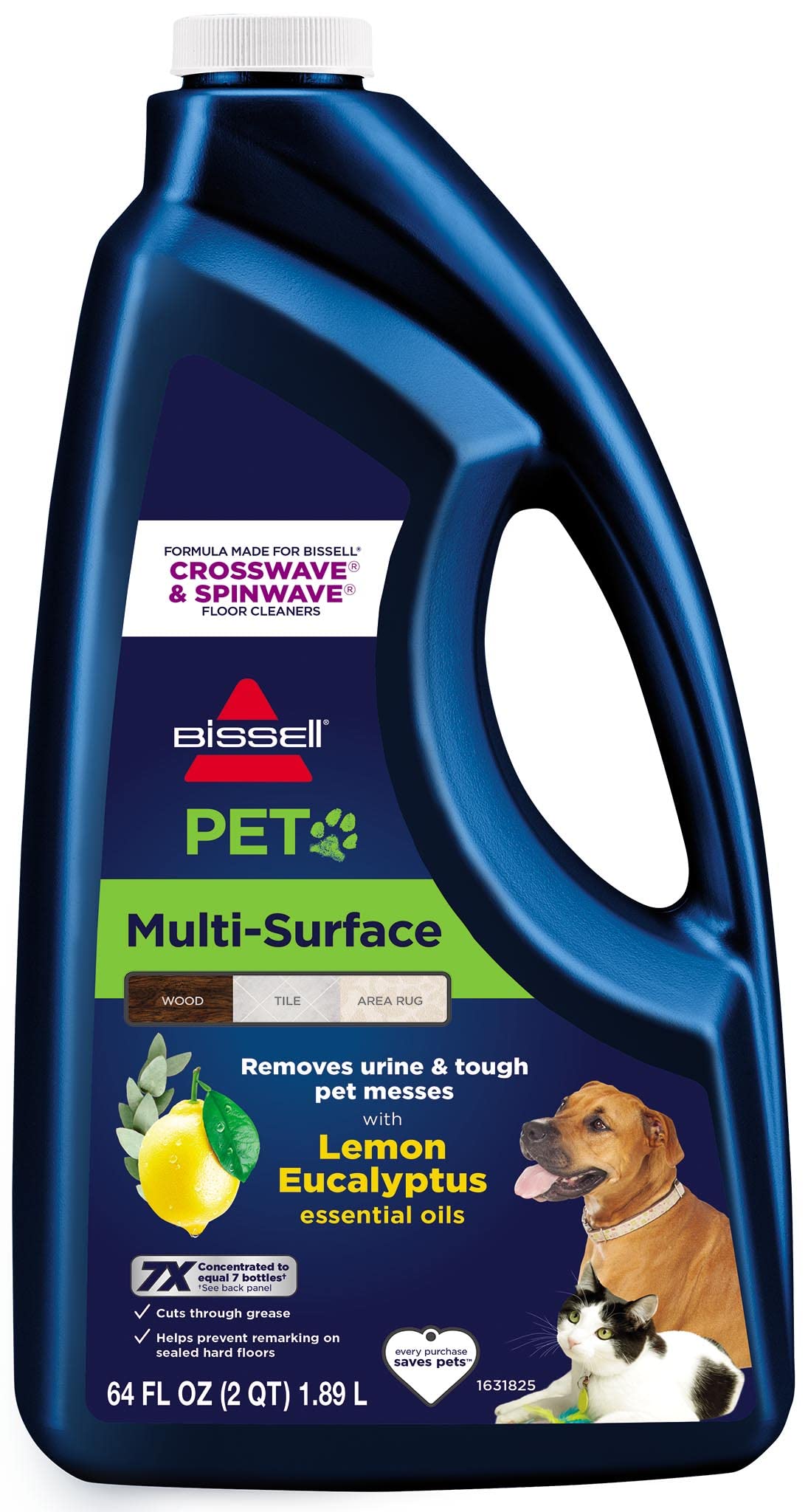 Foto 2 pulgar | Limpiador Bissell Para Mascotas Multisuperficie Con Aroma A Cítricos, 1,89 L - Venta Internacional.