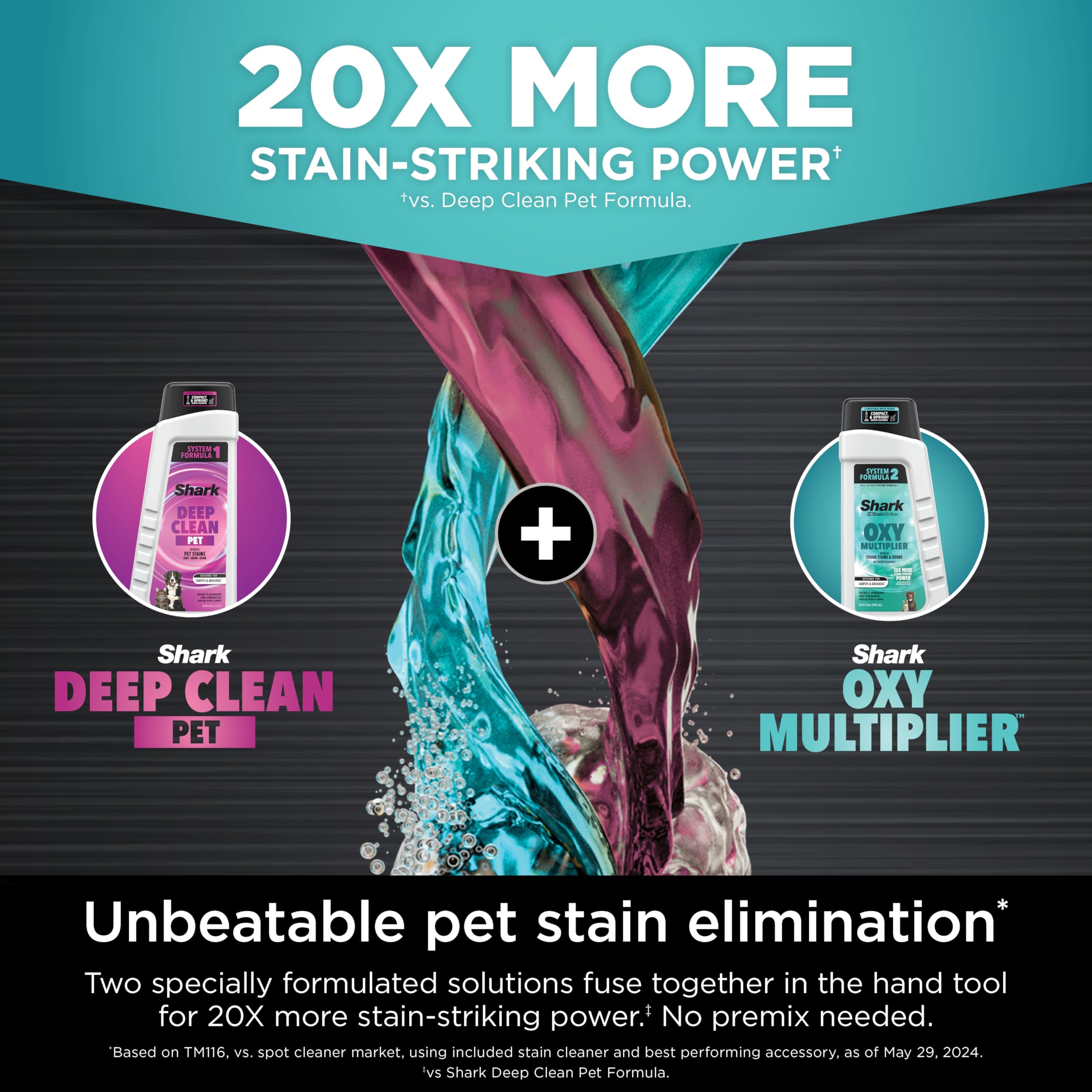 Foto 3 pulgar | Eliminador De Manchas Y Olores Shark Stainstriker Hairpro Pet - Venta Internacional.
