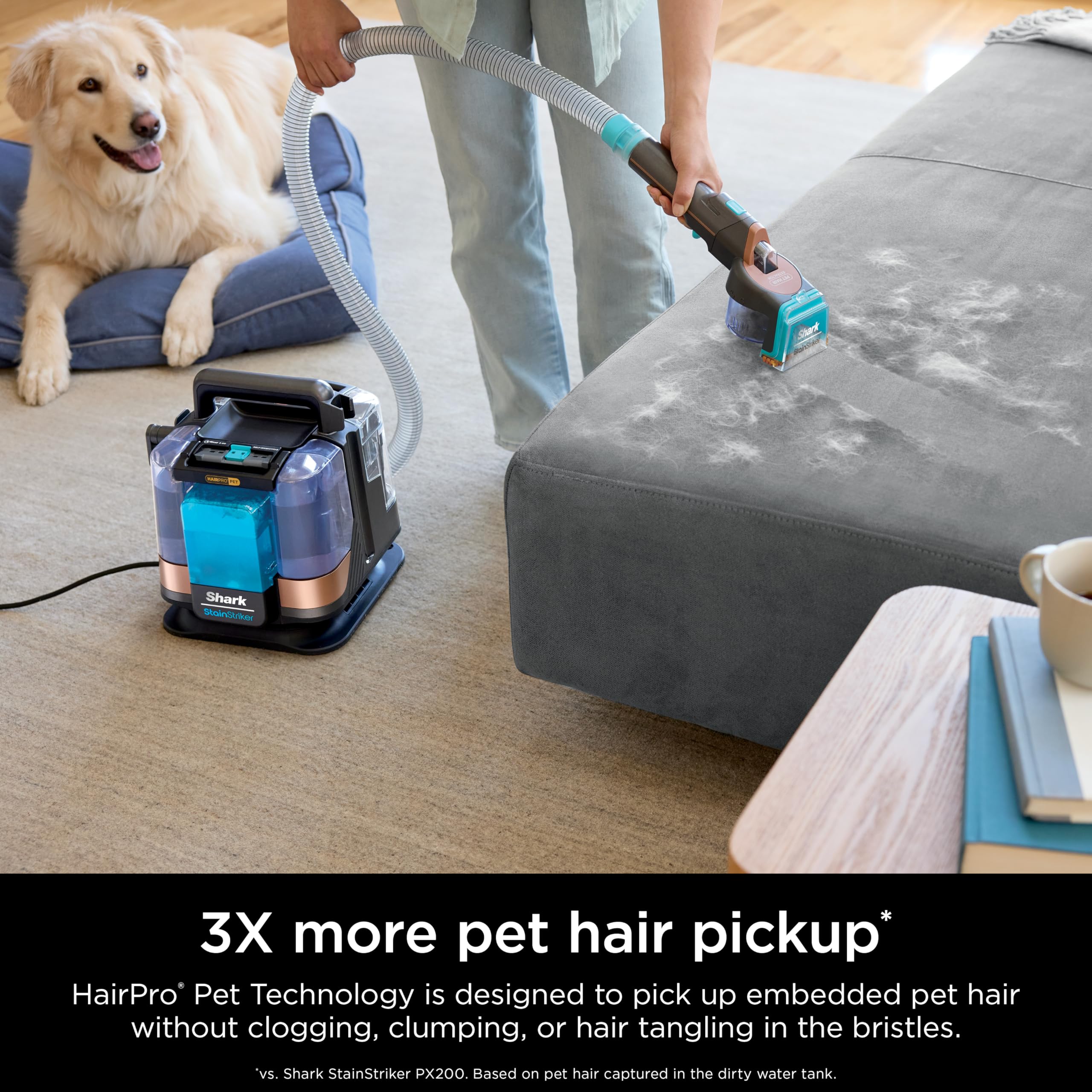 Foto 5 pulgar | Eliminador De Manchas Y Olores Shark Stainstriker Hairpro Pet - Venta Internacional.
