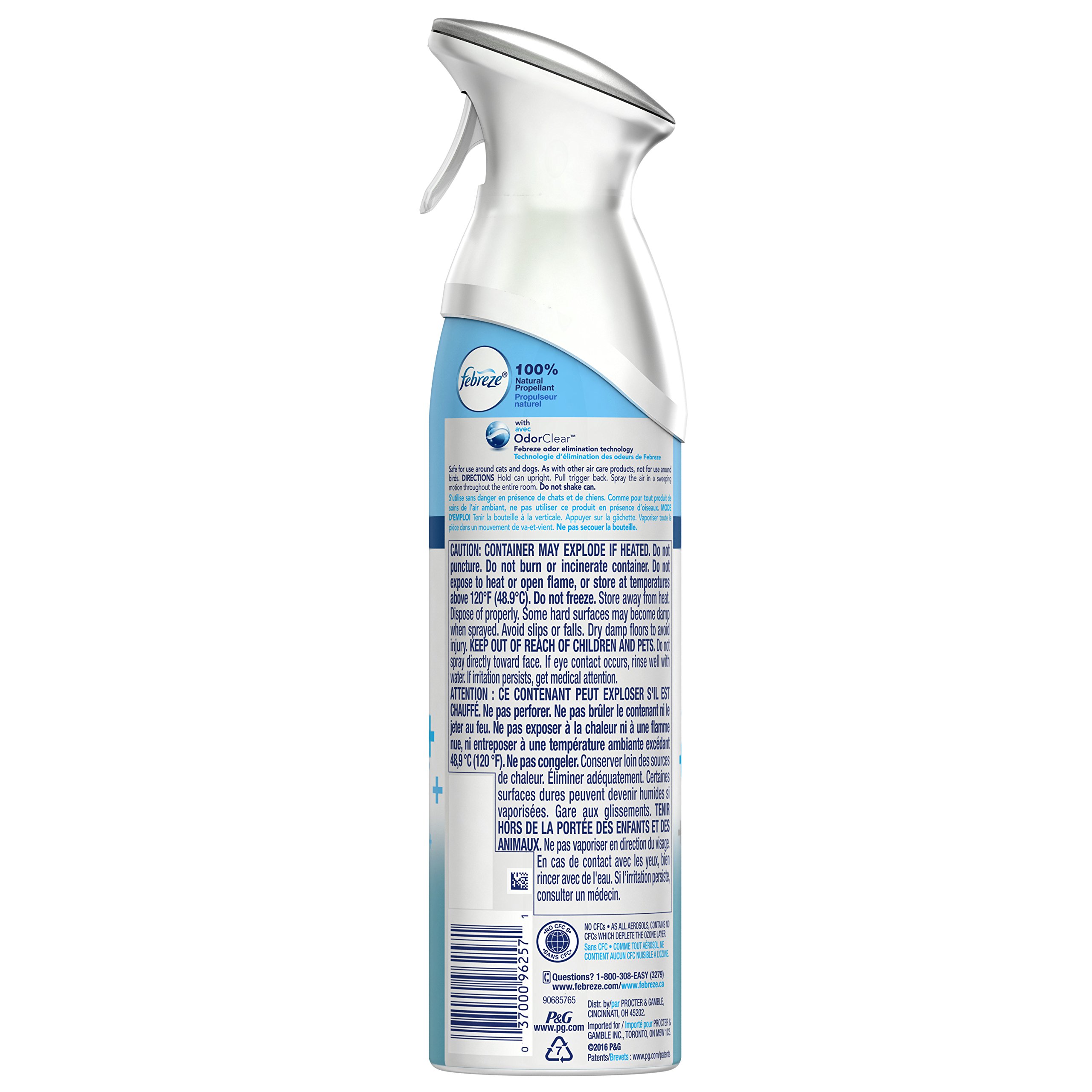 Foto 3 pulgar | Aerosol Ambientador Febreze Air Mist, Aroma Nítido Y Limpio, 250 Ml - Venta Internacional.