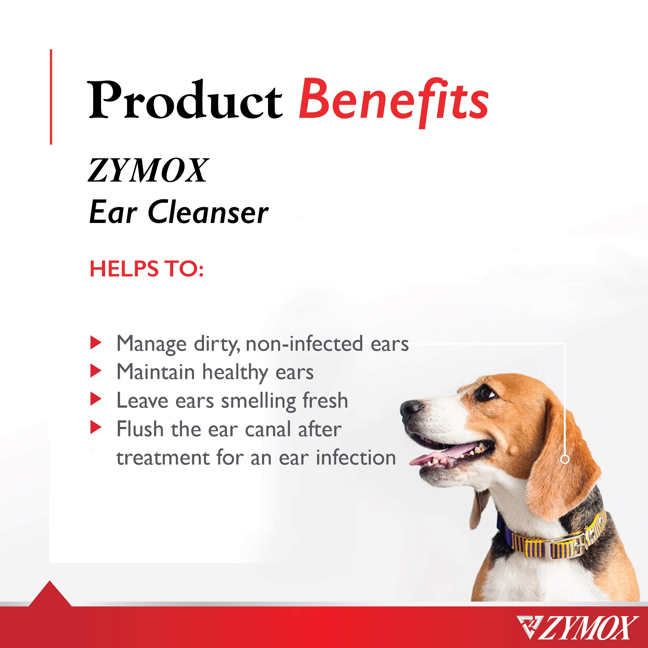 Foto 3 pulgar | Solución Limpiadora De Oídos Zymox Para Perros Y Gatos 120 Ml - Venta Internacional.