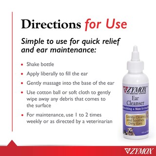 Foto 6 | Solución Limpiadora De Oídos Zymox Para Perros Y Gatos 120 Ml - Venta Internacional.