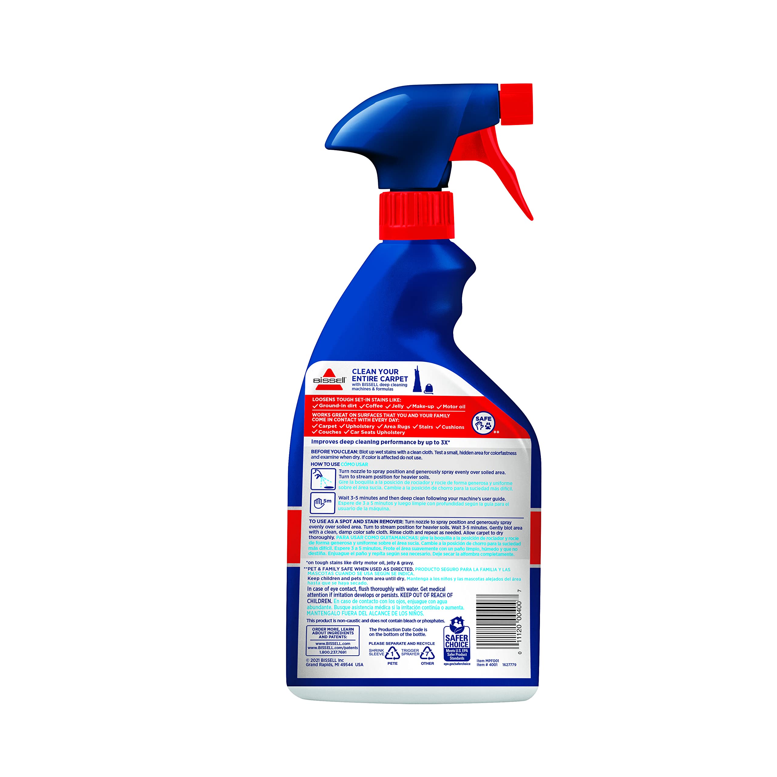 Foto 2 | Stain Pretreat Formula Bissell Tough Oxy, 650 Ml, Paquete De 2 - Venta Internacional.