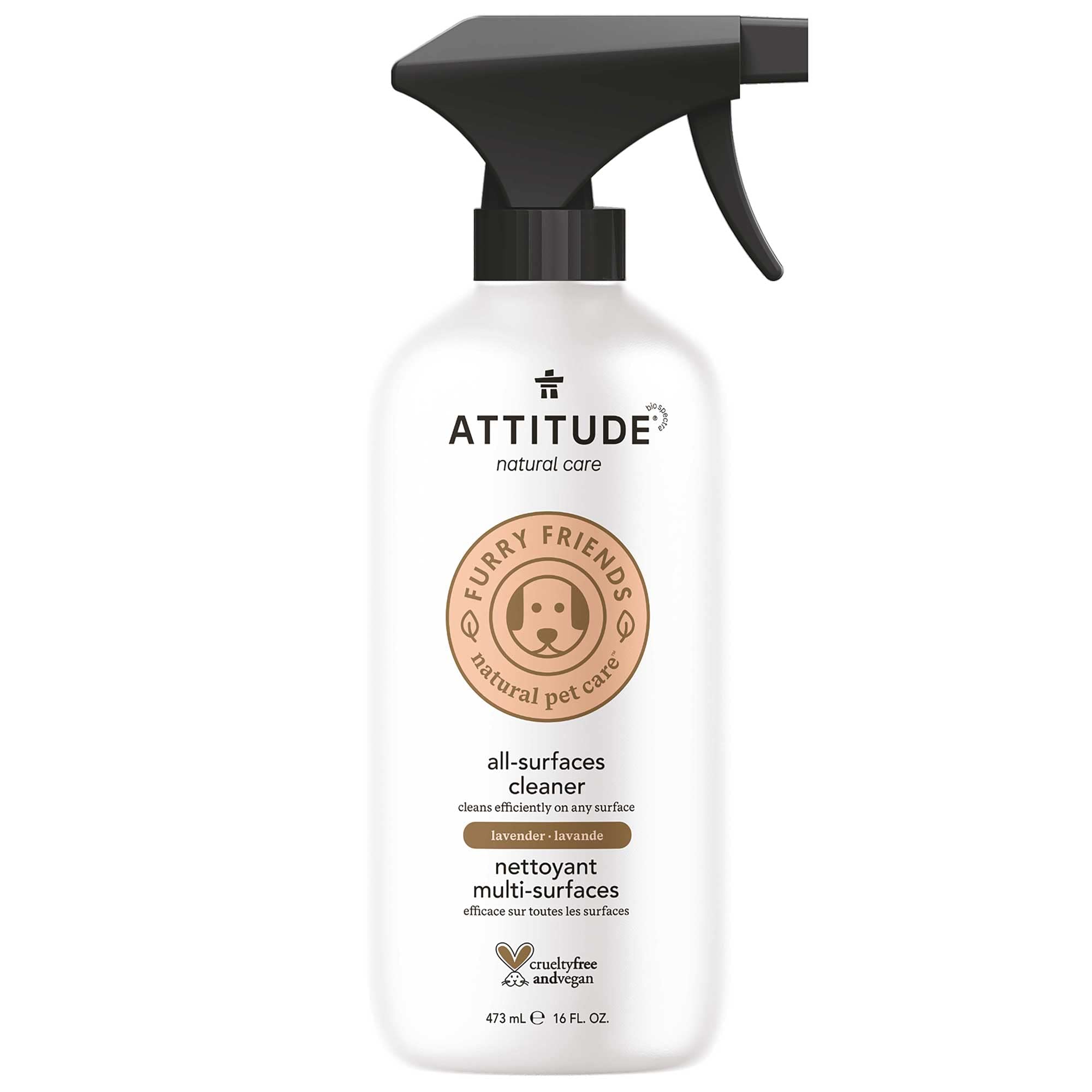 Foto 2 pulgar | Limpiador Para Todas Las Superficies Attitude Para Mascotas, Color Lavanda Vegano, 500 Ml - Venta Internacional.