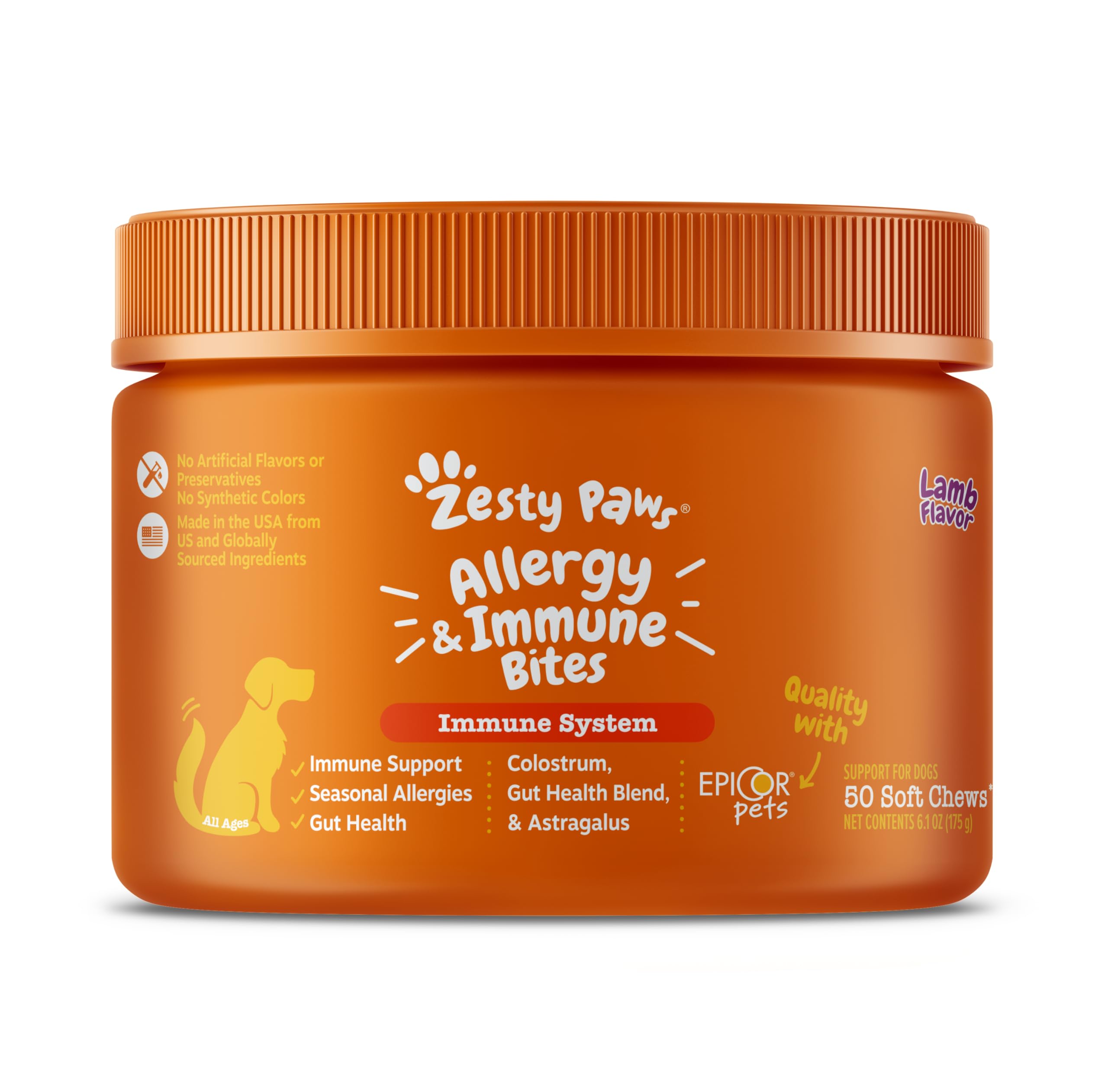 Foto 2 pulgar | Probióticos Para Aliviar La Alergia En Perros, Masticables, Zesty Paws, Que Pican La Piel - Venta Internacional.